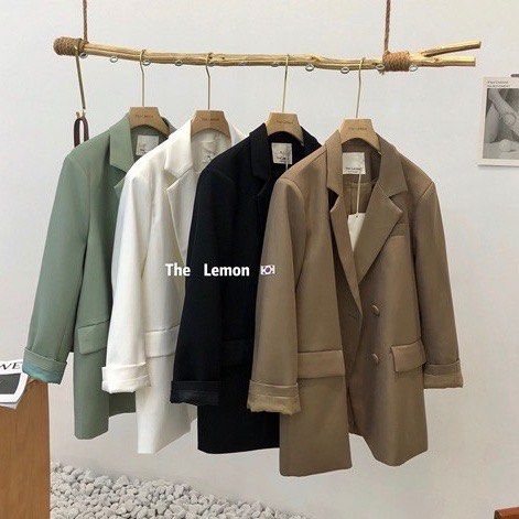 black oversized blazer (Category: Coats, Jackets and Outerwear) located in Tarlac. Submitted by michaelaspreloved__ (Listing ID 1236170421, Image 2). Description: bnew with tags 🖤 bought in korea for php 1,200!.