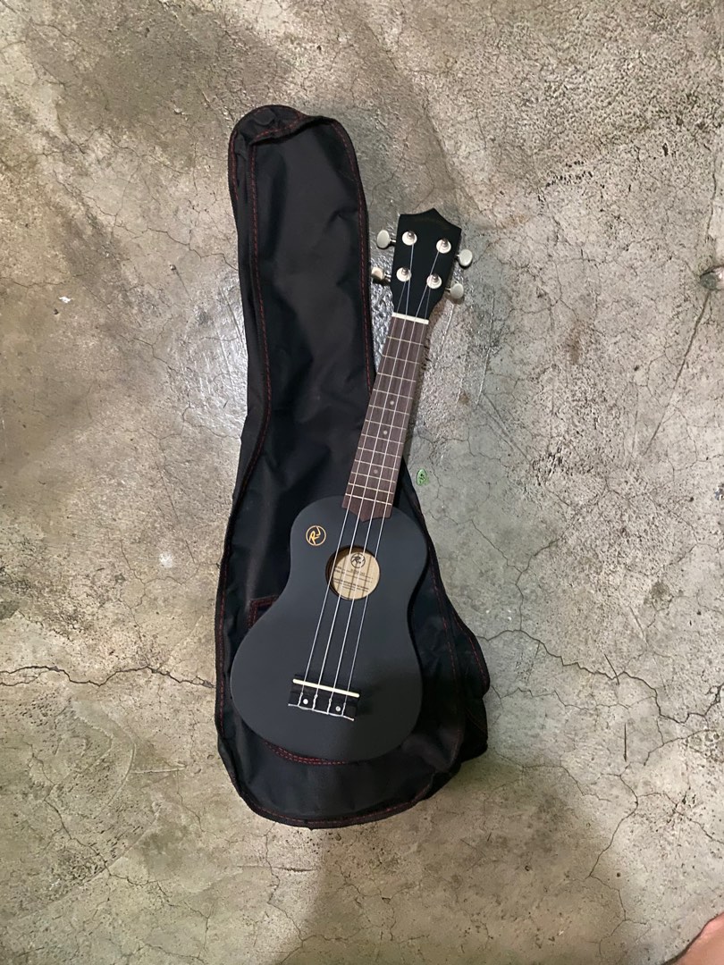 Black RJ Guitars Deluxe Ukulele Boracay on Carousell
