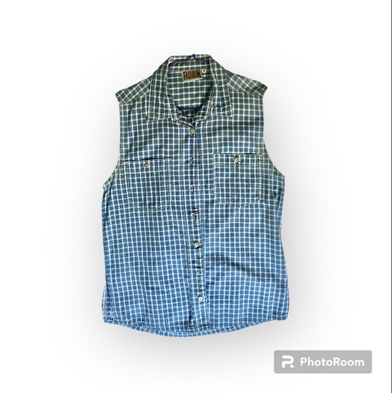 Vest with button up shirt cheap