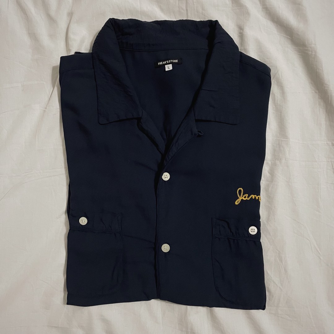 BOWLING SHIRT / OPEN COLLAR / BUKAN KEMEJA UNIQLO on Carousell