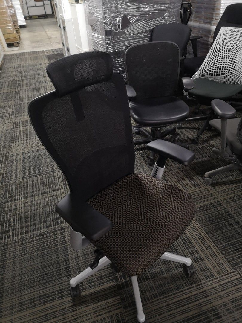 Brand New full mesh Zody headrest kit special made for Haworth Zody
