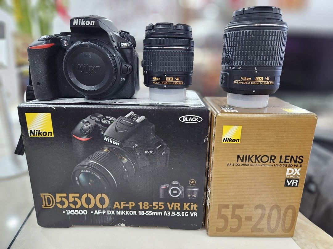 Nikon D5500　AF-P 18-55mm レンズセットNikon