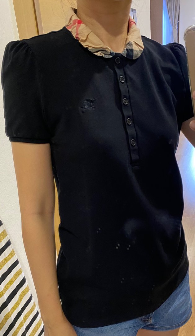 Womens burberry polo shop