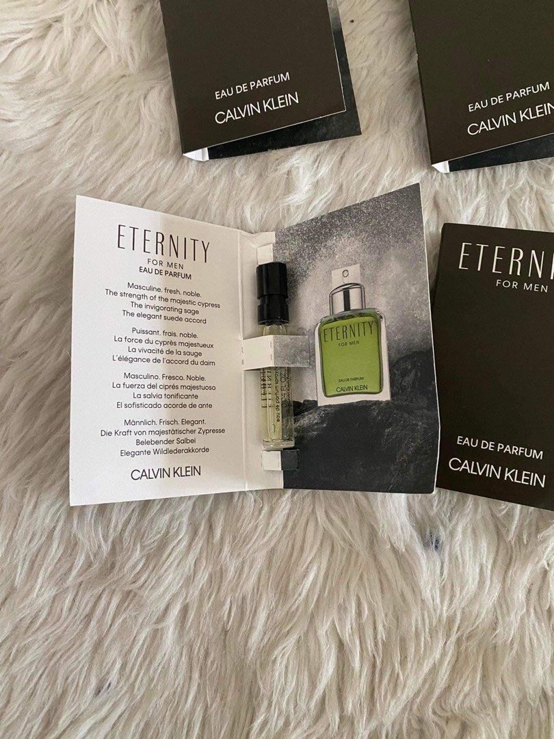 Calvin Klein Eternity for Men Perfume Vials 1.5ml on Carousell
