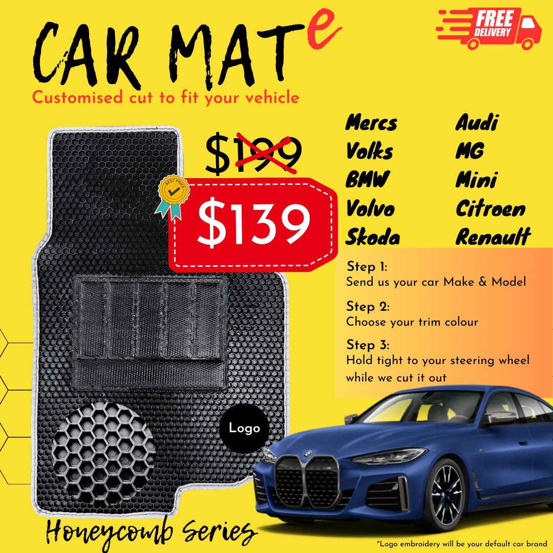 Car Mat, Car Accessories, Accessories on Carousell