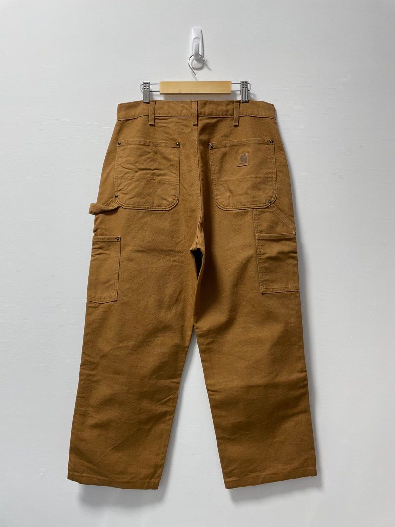 美線Carhartt Double knee pants 工作褲畫家褲雙膝帆布, 他的時尚