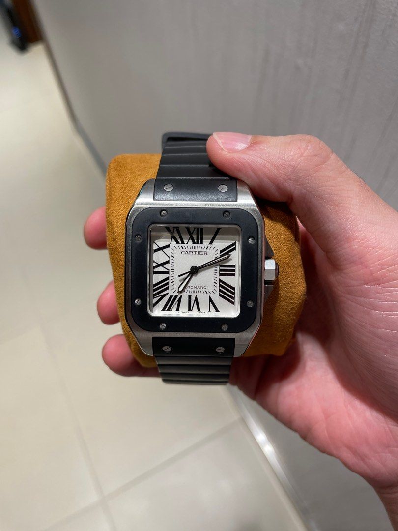 Cartier santos 100 w20121u2 clearance