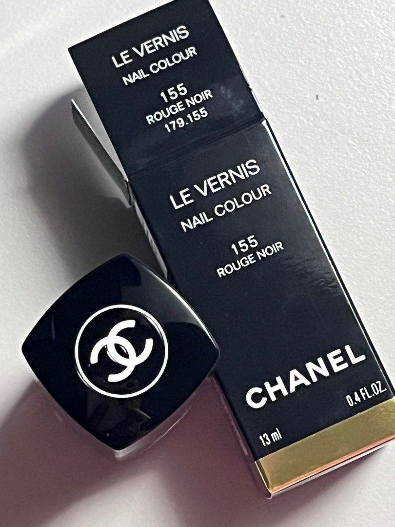 Hands Nail on & Carousell Le Rouge Colour Nails Beauty (155 Vernis Chanel & Noir), Care, Longwear Personal