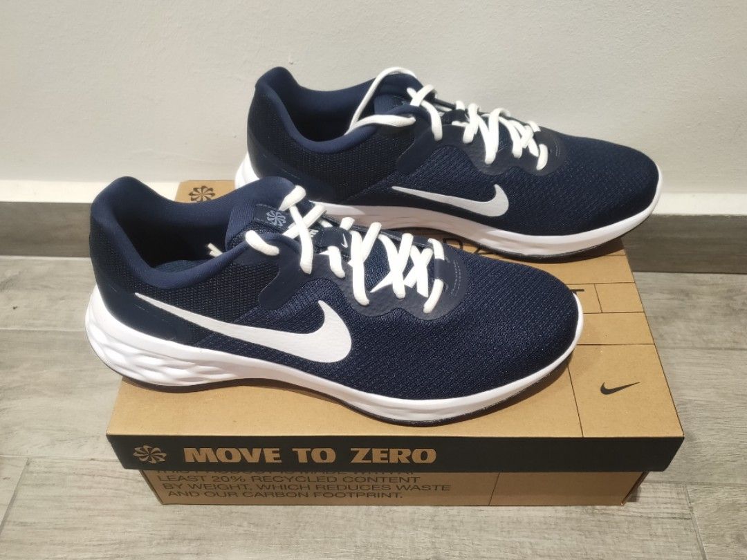 CNY SALE Nike Running Shoes Revolution 6 NN Blue men sports shoe adidas puma Asics Mizuno north balance
