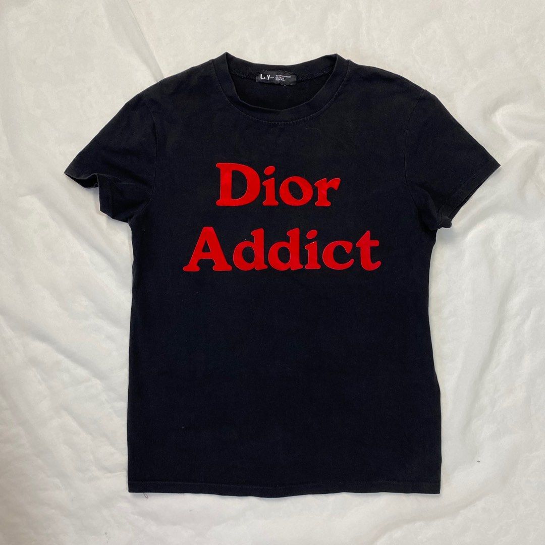 Dior addict t shirt women's on sale