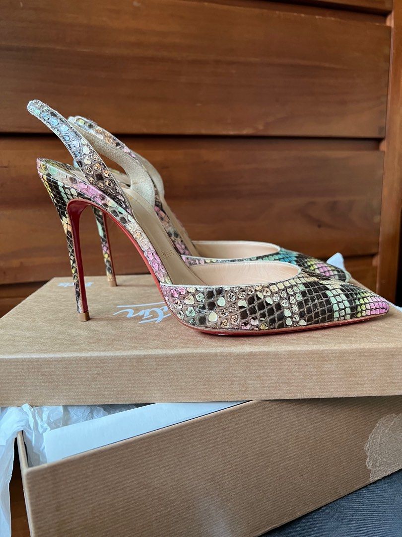 Christian louboutin store slingbacks