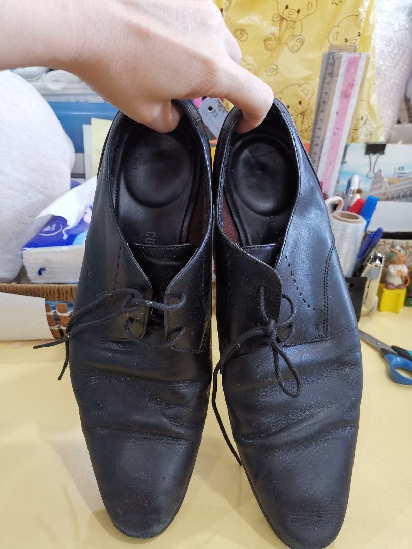 Clarks mens dress shoes black hot sale