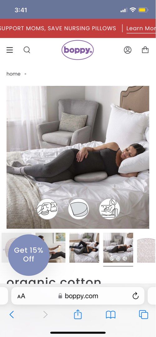 Boppy pillow hot sale clearance
