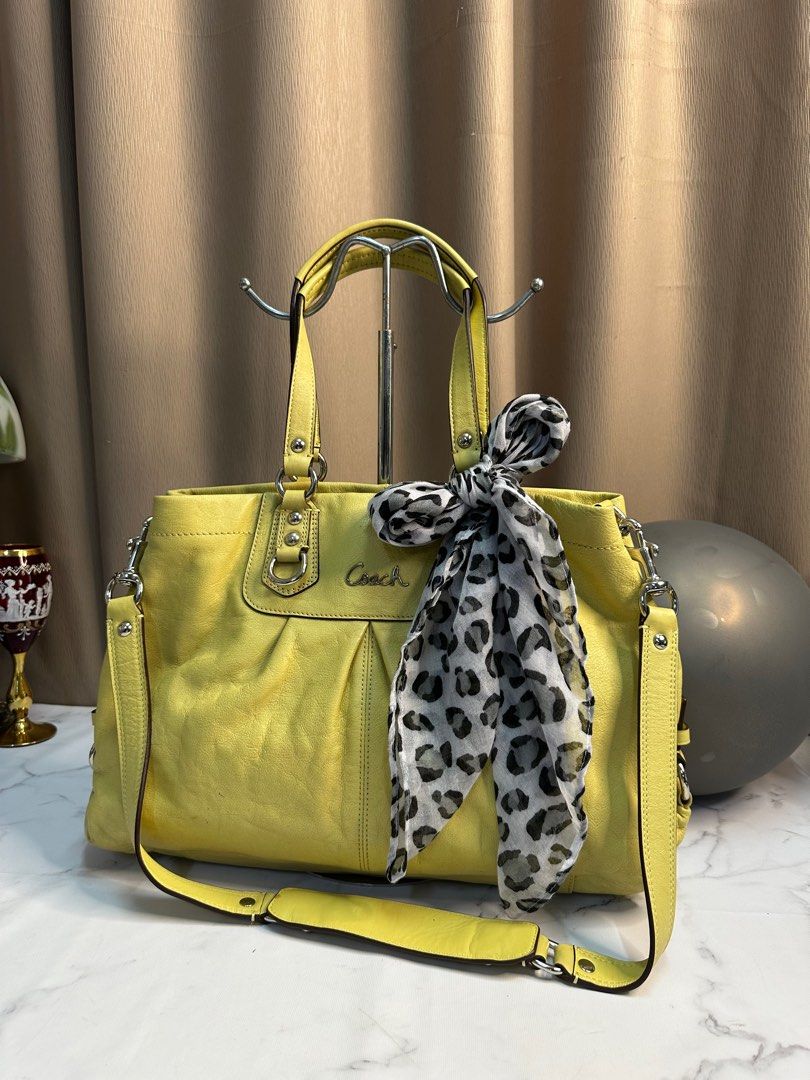 Yellow coach on sale purses