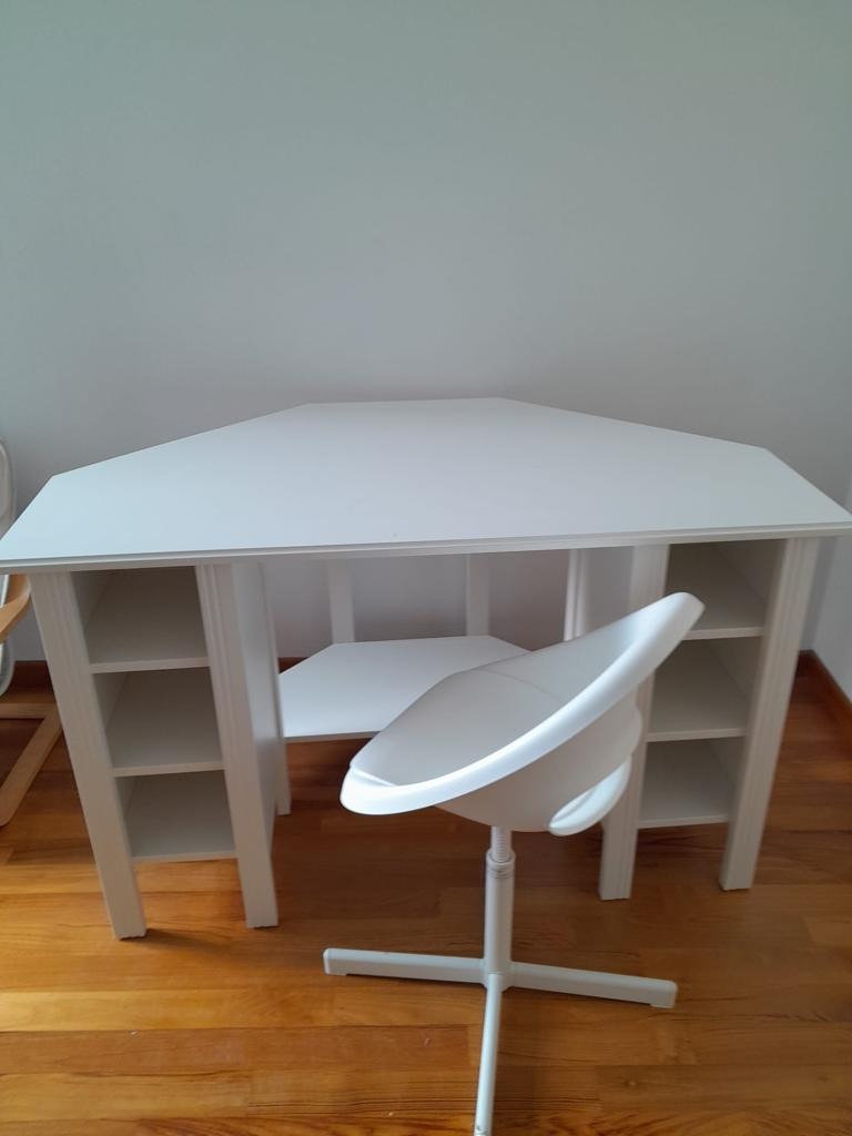 Corner desk and chair, Babies & Kids, Baby Nursery & Kids Furniture