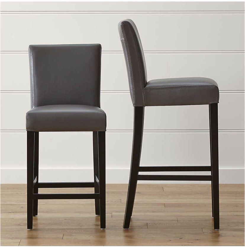 Crate and store barrel bar chairs