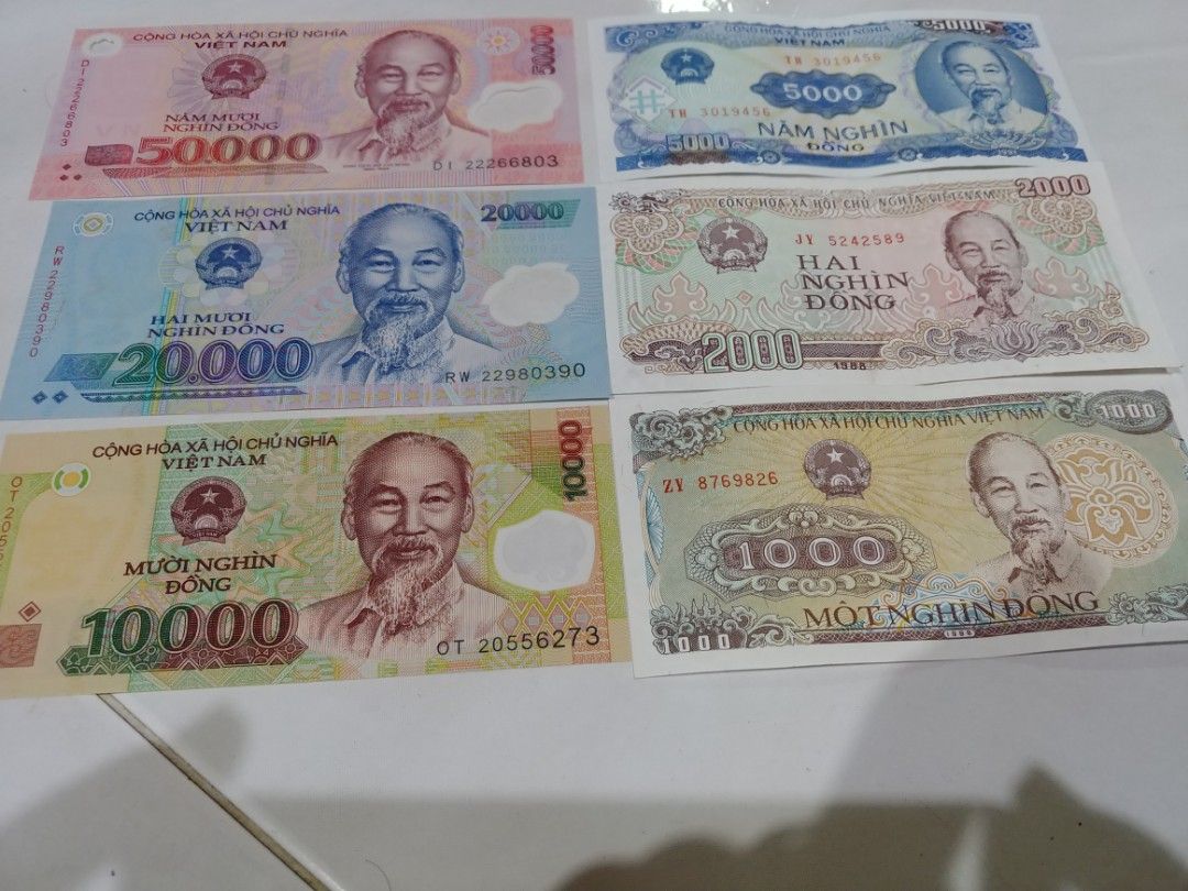 Crisp and new Vietnamese Dong, Hobbies & Toys, Memorabilia & Collectibles,  Currency on Carousell