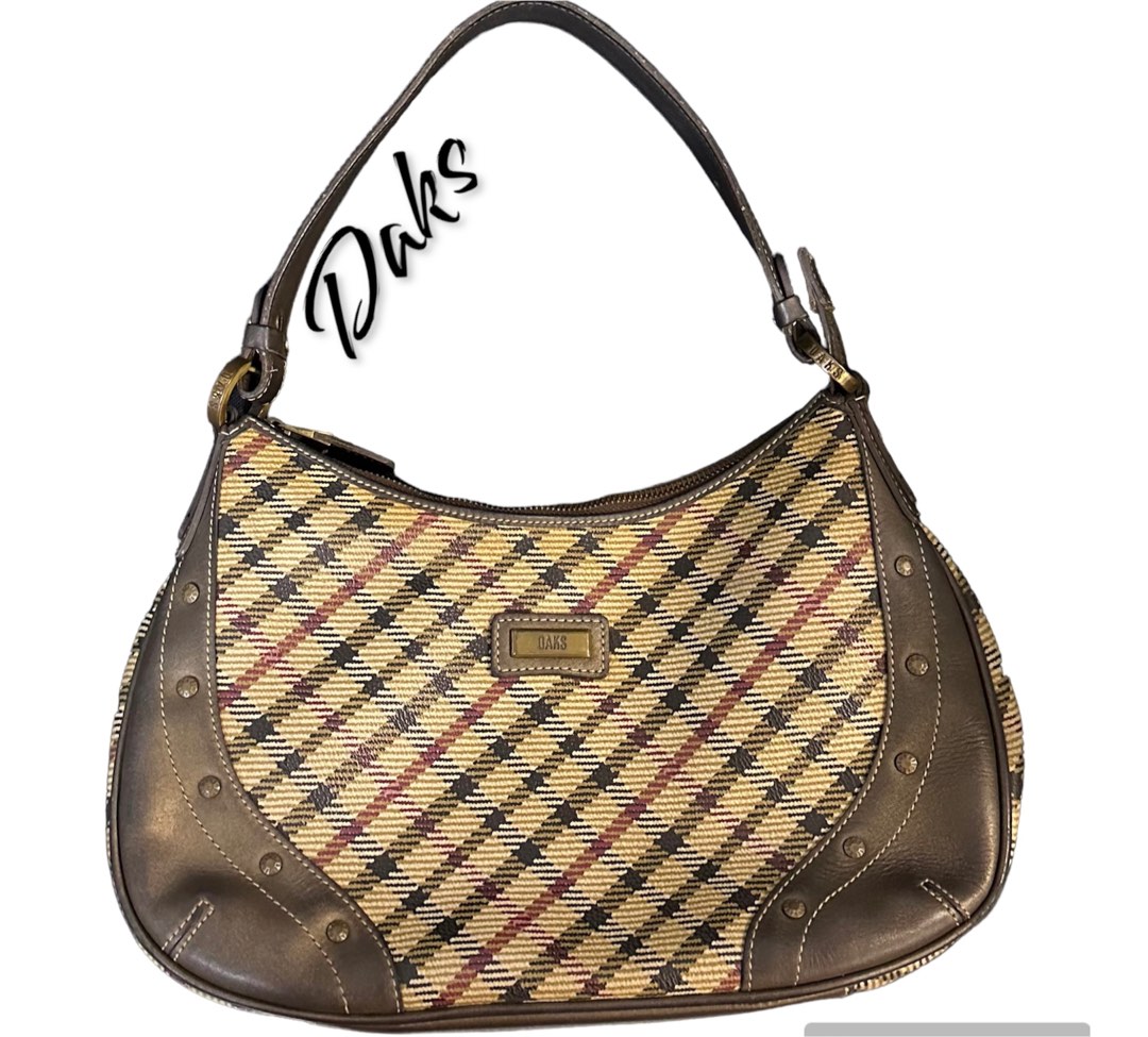 Daks Plaid Hobo Bag, Women's Fashion, Bags & Wallets, Shoulder Bags on