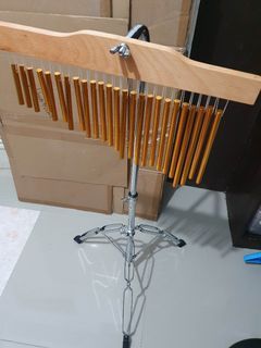Davis Chimes 25 Gold Bars with Tripod Stand