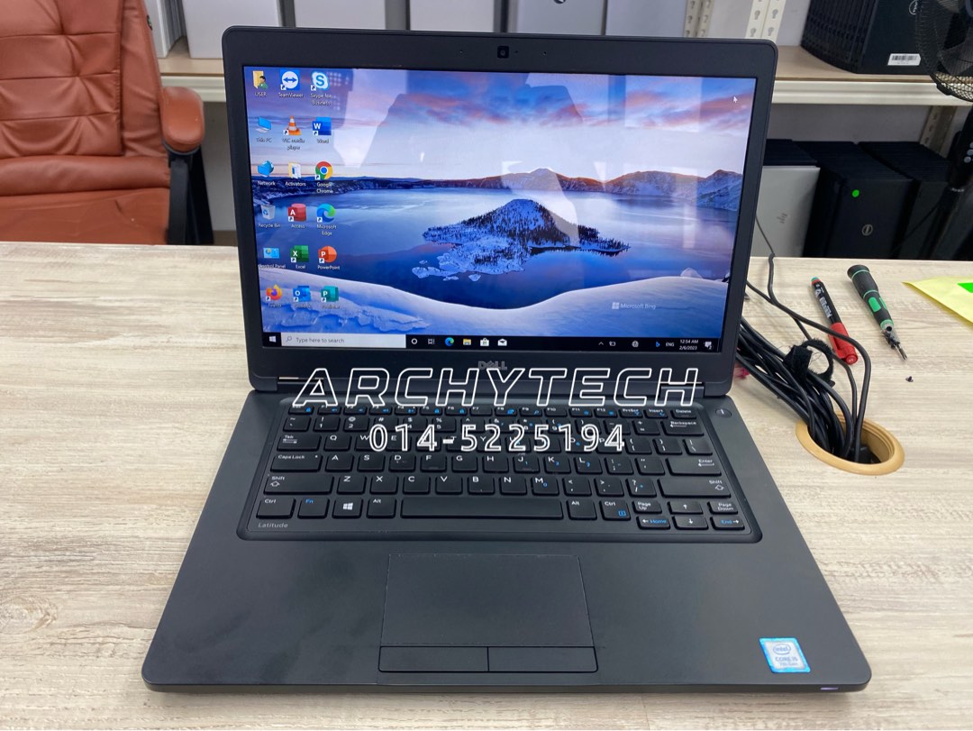 thumbnail image 2 of Dell Latitude 5480 14" Laptop, Intel Core I5 6300U 2.4Ghz, 16GB 2 of 12