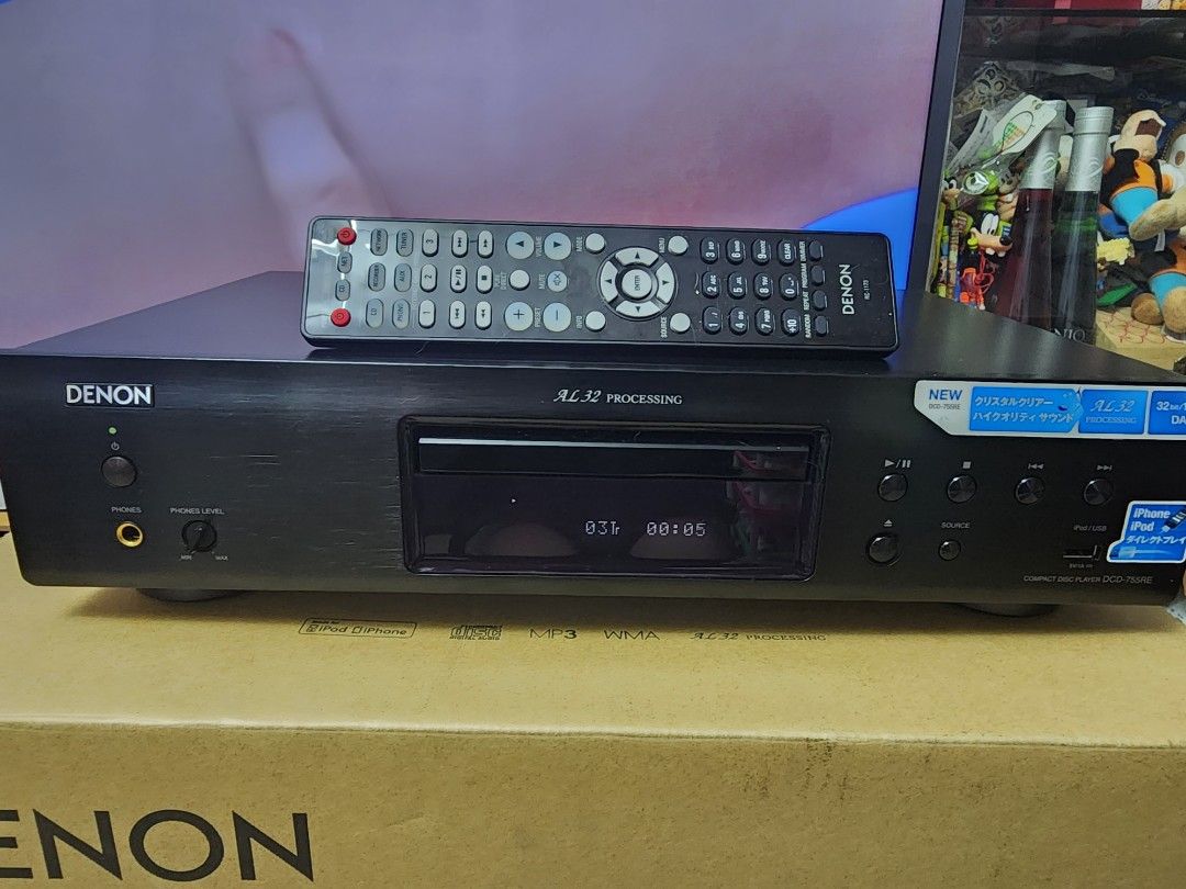 Denon天龍DCD 755RE CD Player（來自日本100V）, 音響器材, 音樂播放