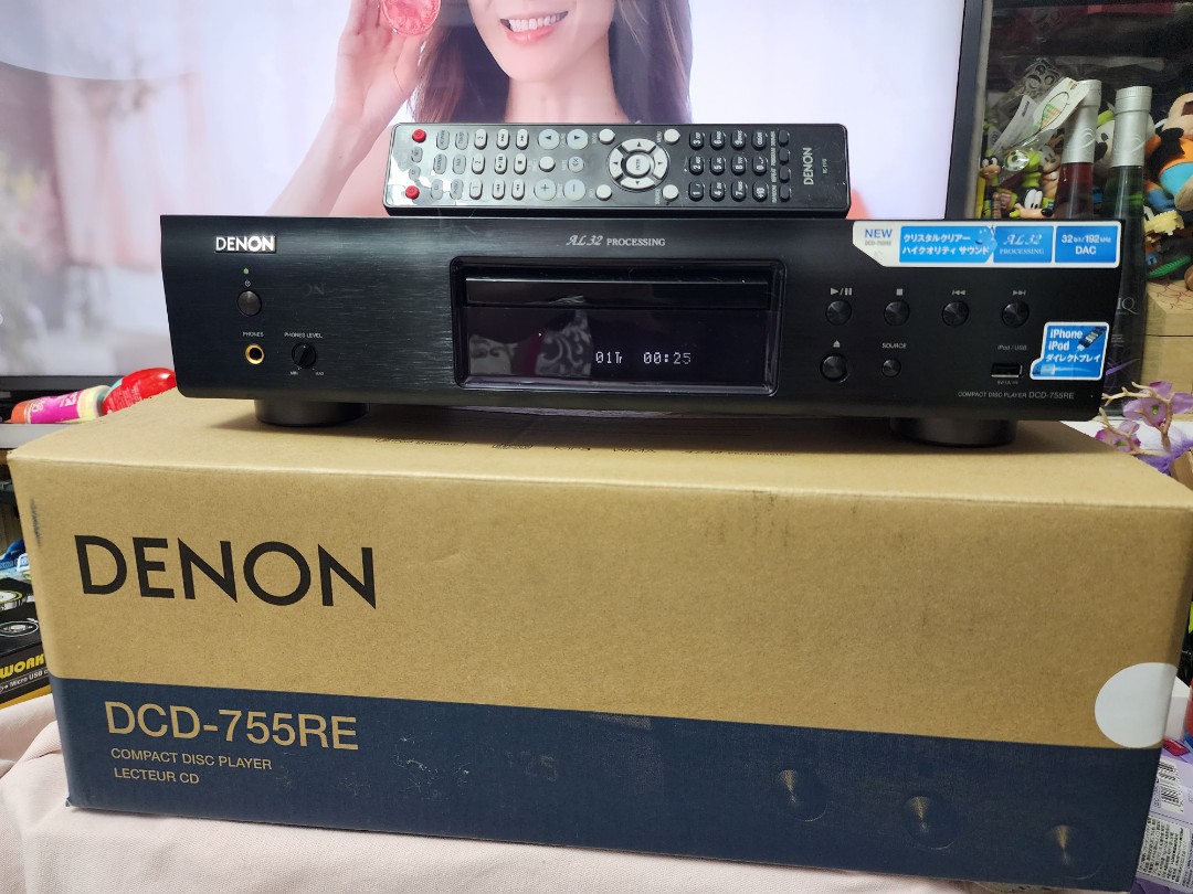 Denon天龍DCD 755RE CD Player（來自日本100V）, 音響器材, 音樂播放