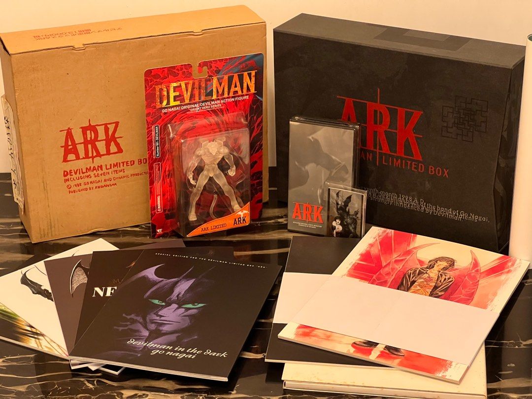 Devilman limited Box “ARK”, 興趣及遊戲, 書本& 文具, 漫畫- Carousell