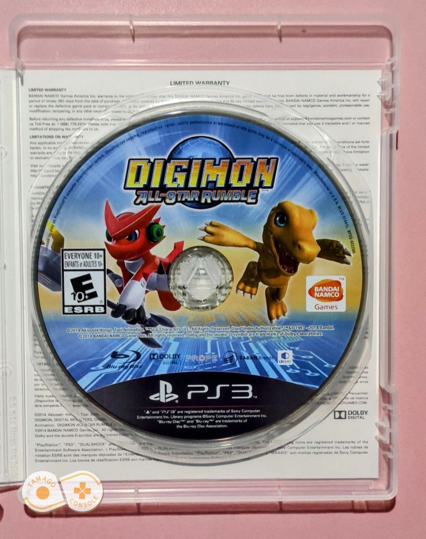 Digimon All-Star Rumble - [PS3 Game] [ENGLISH Language] [CIB / Complete ...
