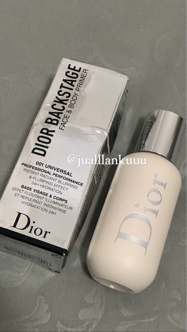 Dior backstage face top and body primer