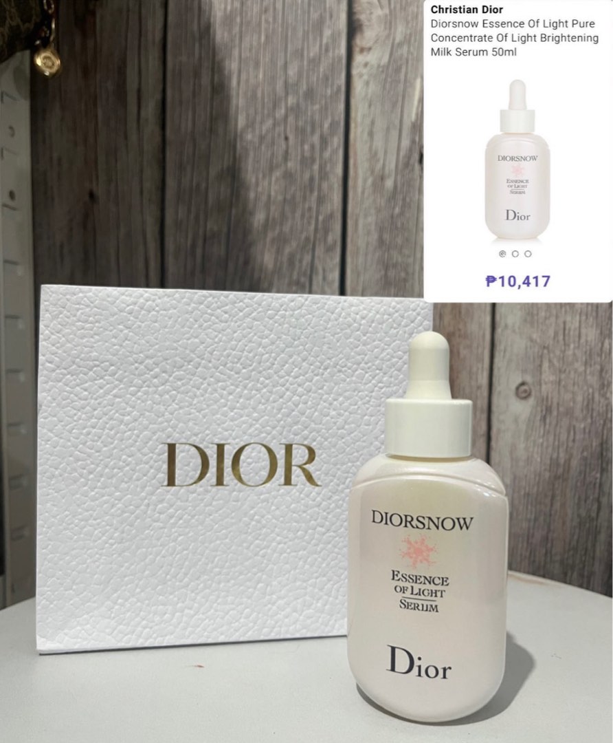 Diorsnow essence of light pure concentrate of light deals brightening milk serum