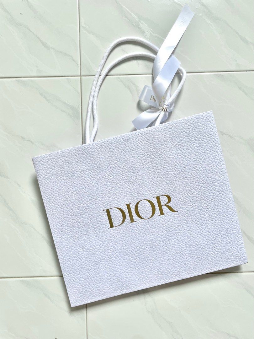 Christian dior paper discount bag