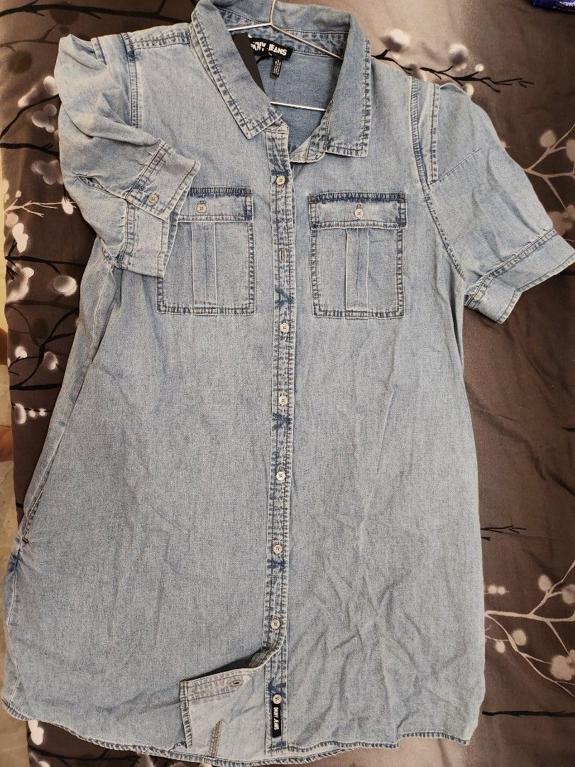 Dkny outlet denim dress
