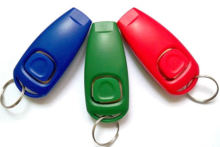 DOG PARROT PET BIRD RABBIT TRAINING CLICKER WITH WHISTLE