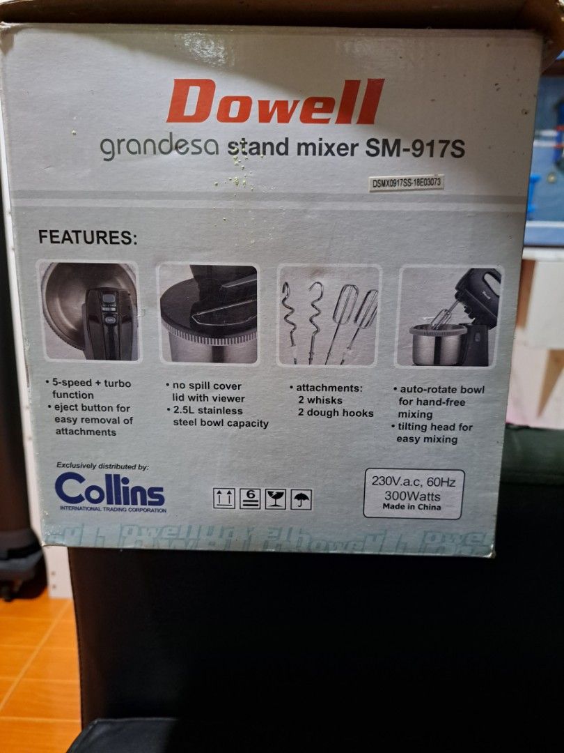 Dowell Grandesa Standmixer, Furniture & Home Living, Kitchenware & Tableware, Bakeware on Carousell