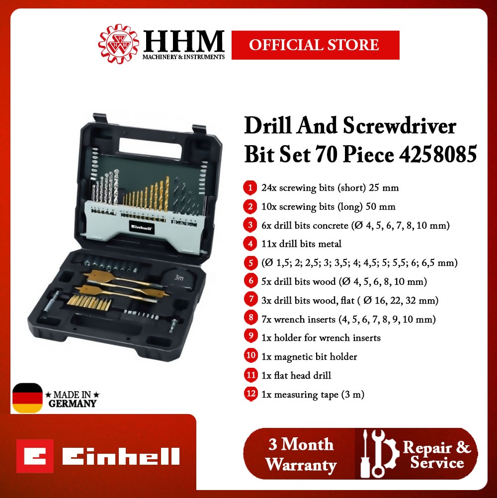 Einhell drill bits hot sale
