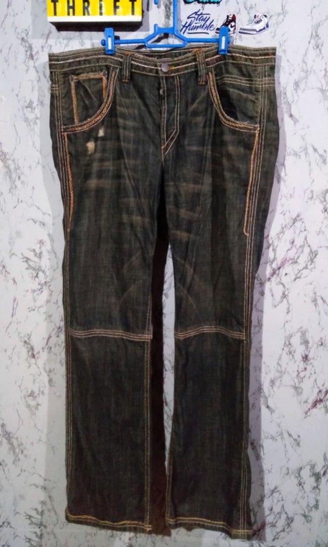 Elvis Presley Jeans (Category: Jeans) located in San Carlos City. Submitted by seekandpick_thrift (Listing ID 1225055542, Image 1). Description: Elvis Presley Jeans Size: 36 Waistline Width : 20.3' Length : 43.5' Leg Opening : 9' Condition : Distressed Please Read Agreement -Once offer of price if declared deal send me your Name, Address And PhoneNumber. Within 24hrs if not meet with demands i declared a Bogus Buyer and Joy Miner direct report to