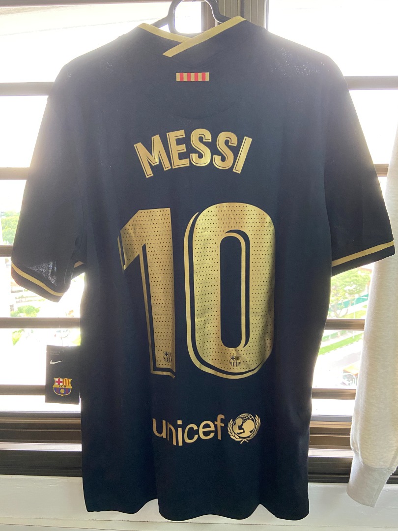 FC Barcelona 2020 21 MESSI 10 Away Jersey M Kit BNWT 2021