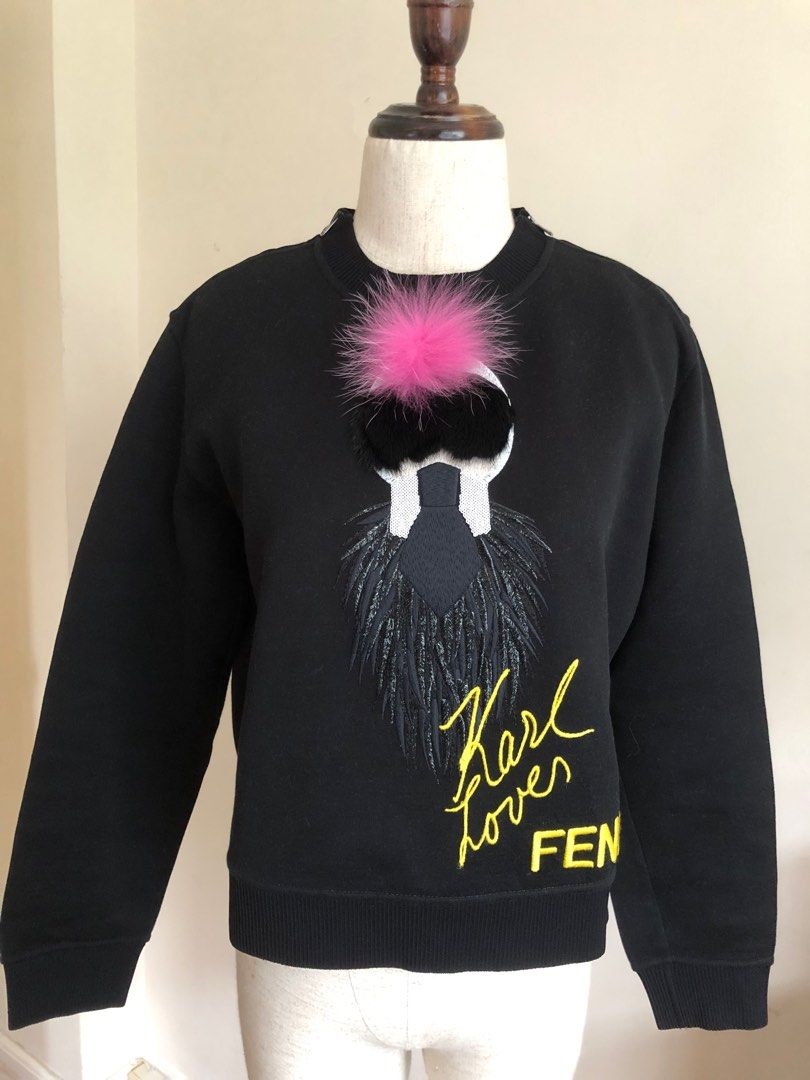 Fendi karl lagerfeld hot sale sweater