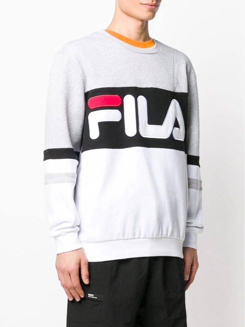 Fila Freddie Crewneck Sweatshirt Men s Fashion Coats Jackets and Outerwear on Carousell