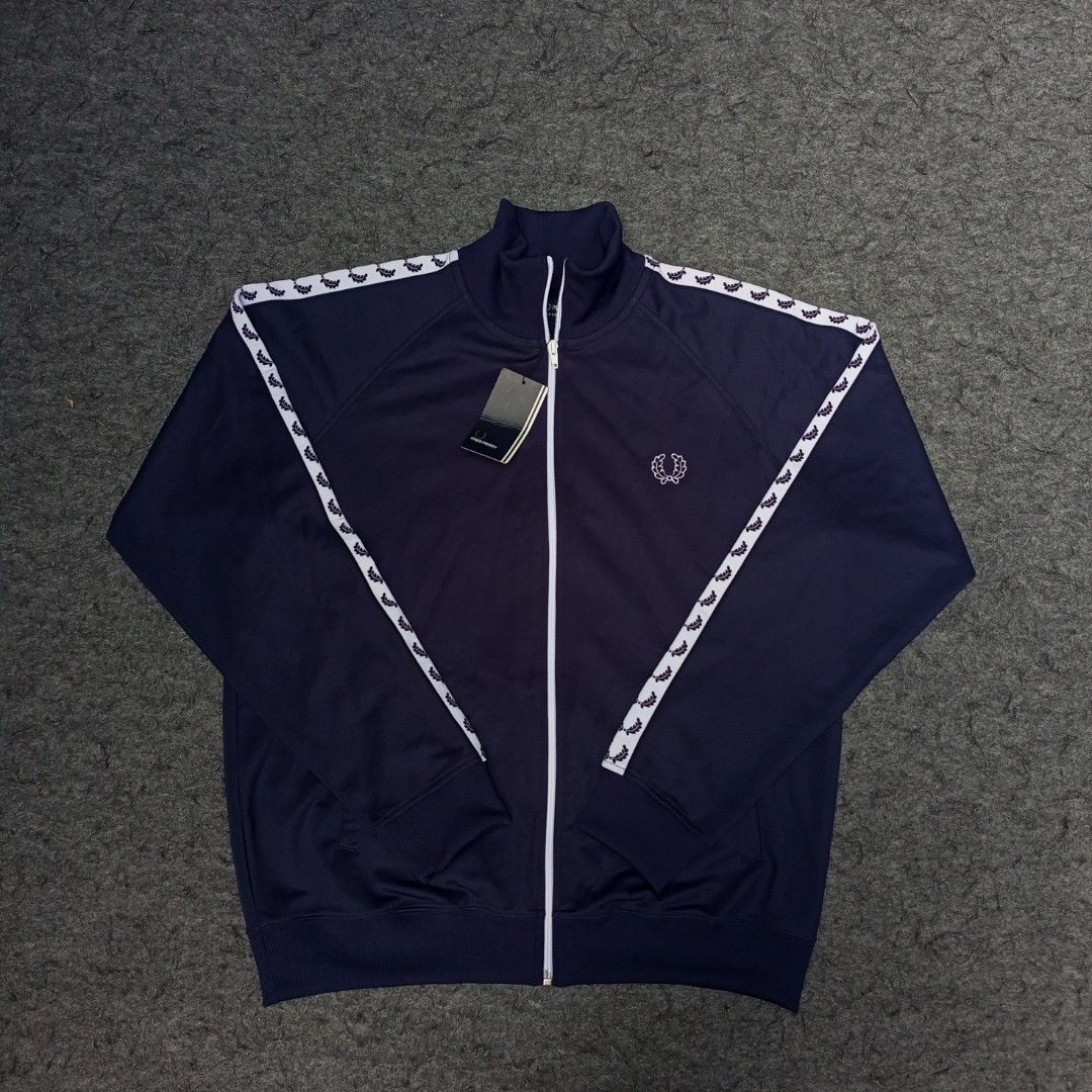 Fred perry side taped track cheap jacket