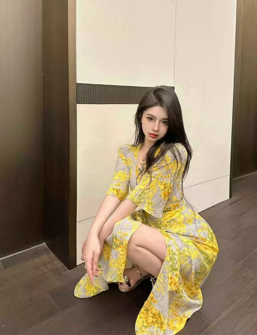 FREE Shipping. DouYin Tiktok Hot Style Famous. Yellow Long skirt., Womens  Fashion, Dresses & Sets, Dresses on Carousell