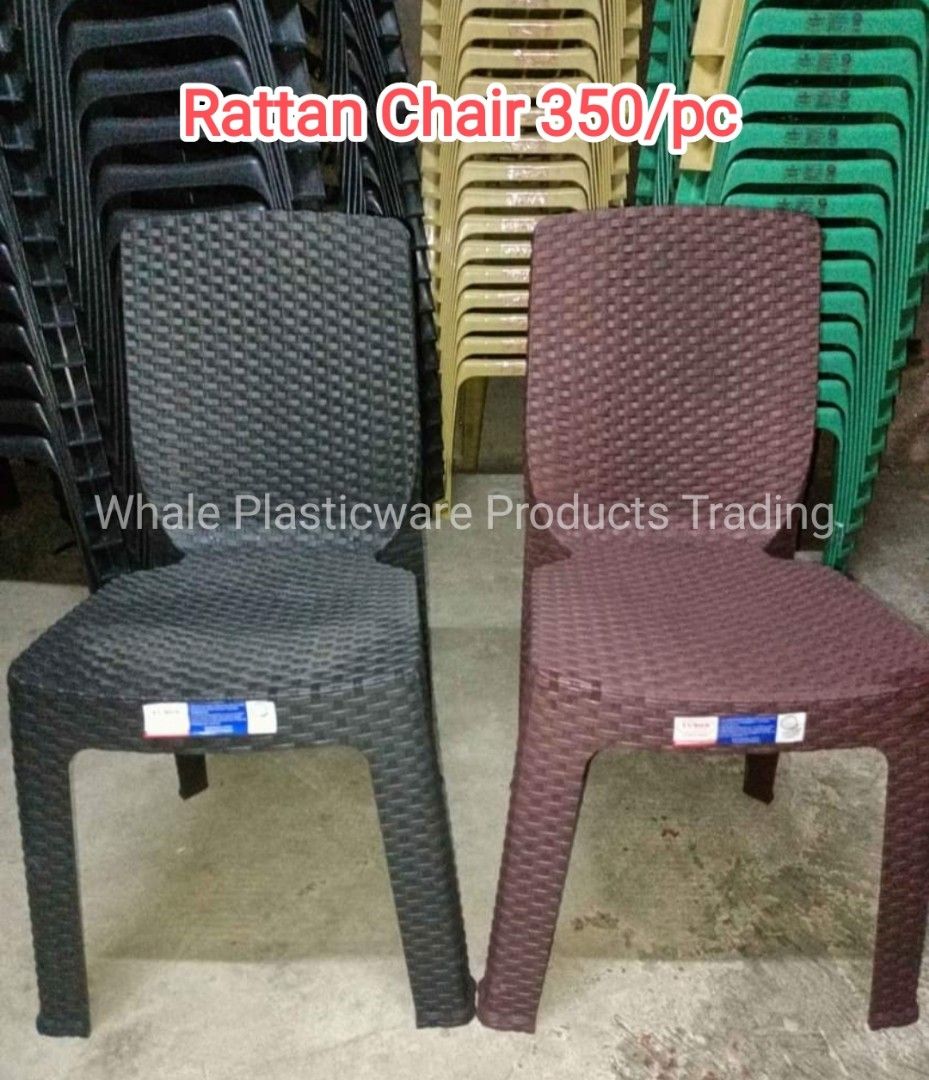 Fuson Plastic Rattan Chair Furniture Home Living Furniture