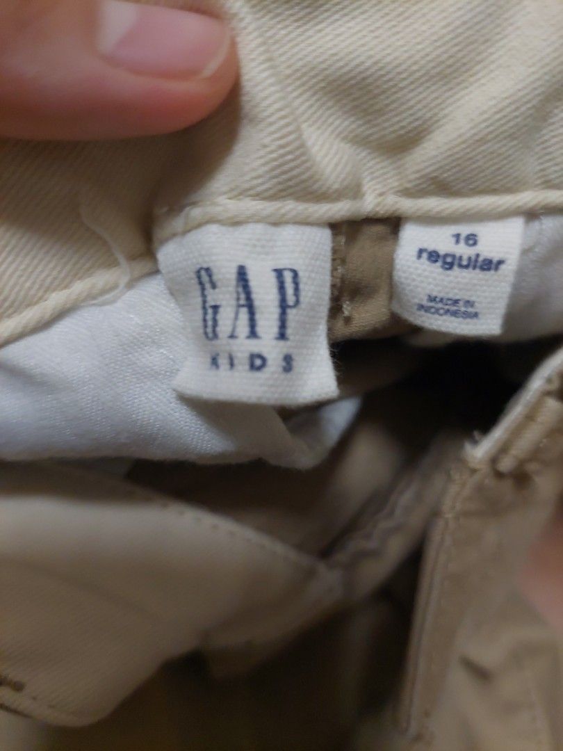 GAP kids chinos in khaki