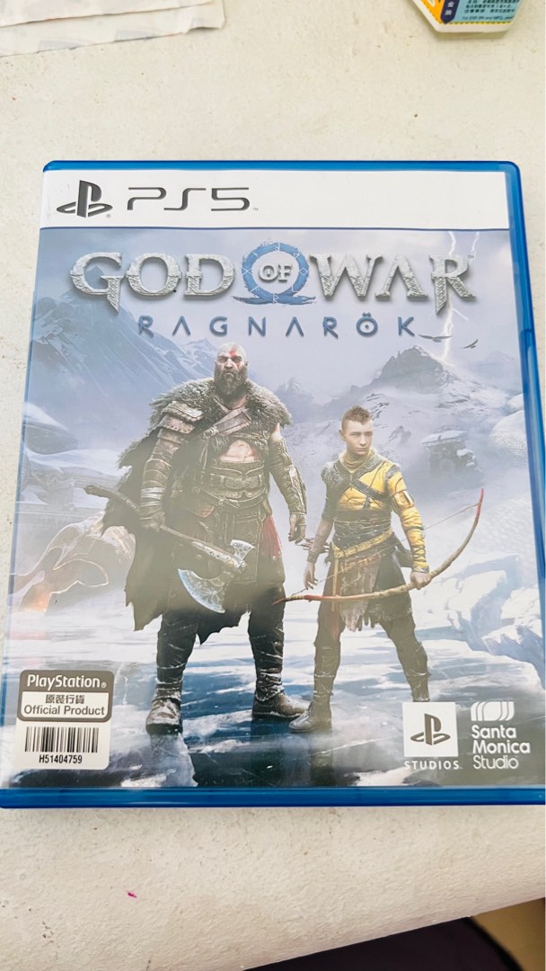God of war Ragnarok PS5 disc, Video Gaming, Video Games, PlayStation on