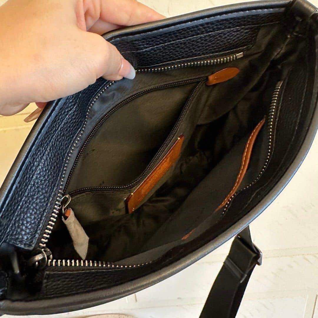 GOTHAM SLING BODY (Category: Luxury Bags & Wallets) located in Pasig City. Submitted by mgmanila (Listing ID 1236152197, Image 2). Description: CCH Gotham Slim Xbody 25cm Dimensions:(L) x 28.5cm (H) x 3.5cm (H) 2,600 ✔️Cash on Pickup (COP) via LBC available ✔️Cash on Delivery (COD) available within Metro Manila only ✔️MOP: Gcash,Maya And Bank transfer ✔️Shipping via Lalamove, Grab and Joyride ✔️Yes to Same day delivery🥰 ✔️Open for Layaway 📩DM u