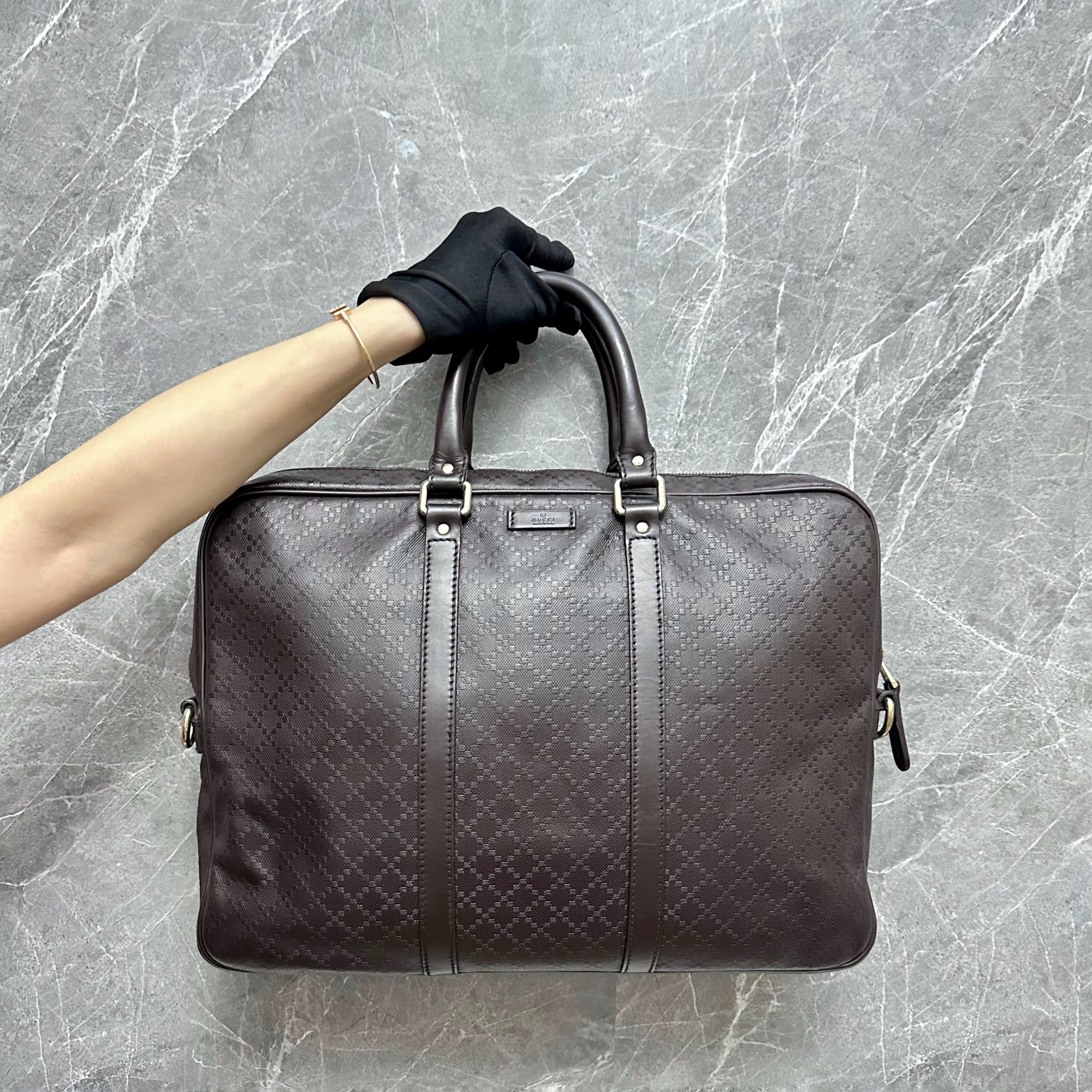Gucci briefcase hotsell