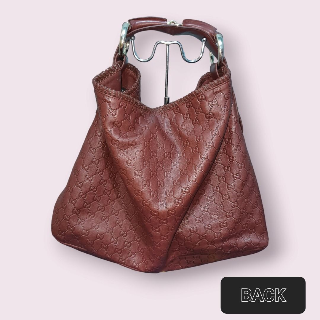 Gucci guccissima horsebit hobo discount