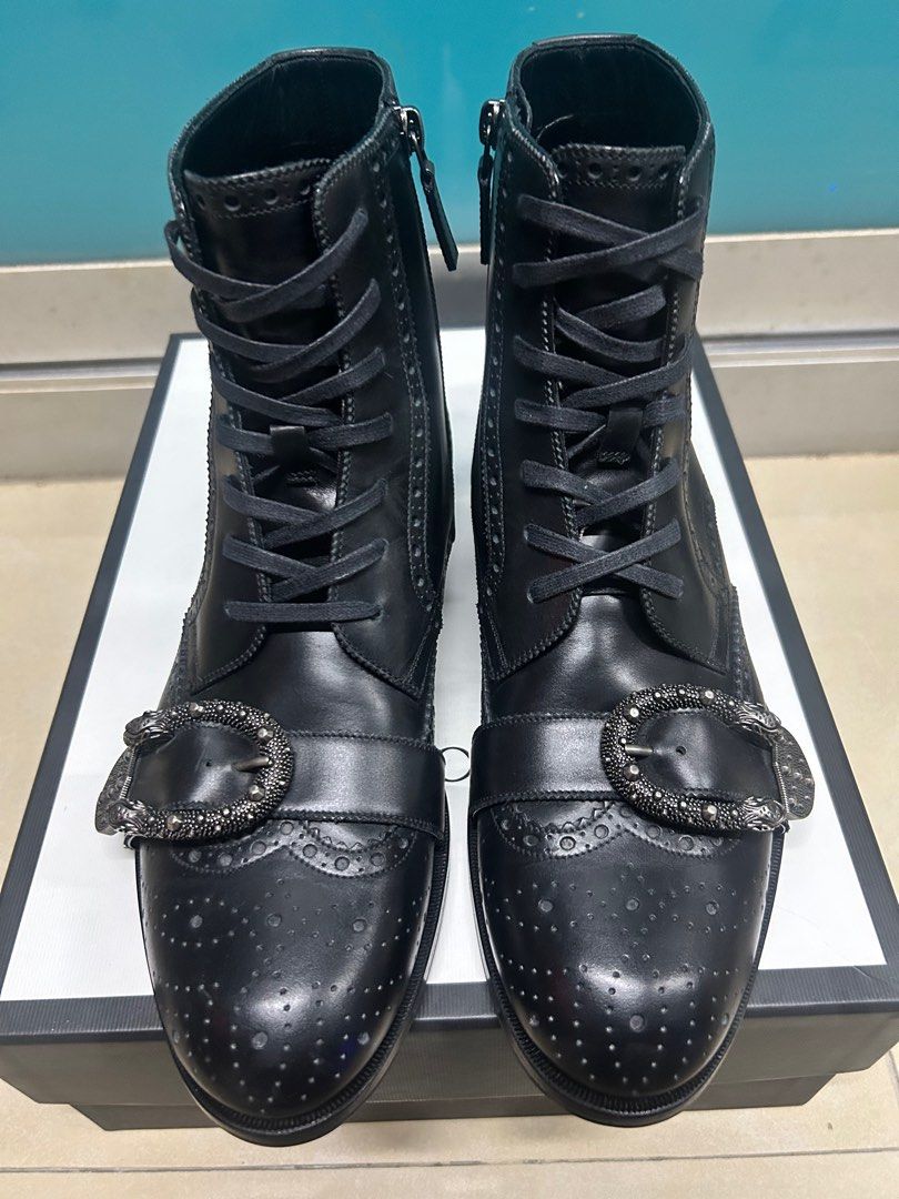 Gucci silver deals boots