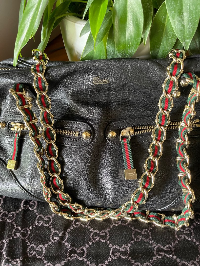 Gucci fanny discount pack with chain