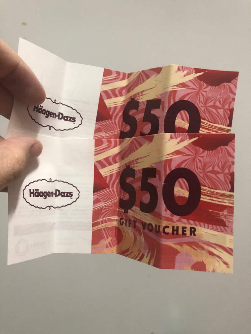 Haagen Dazs 現金券 coupon 現金卷 門票＆禮券 兌換券 Carousell